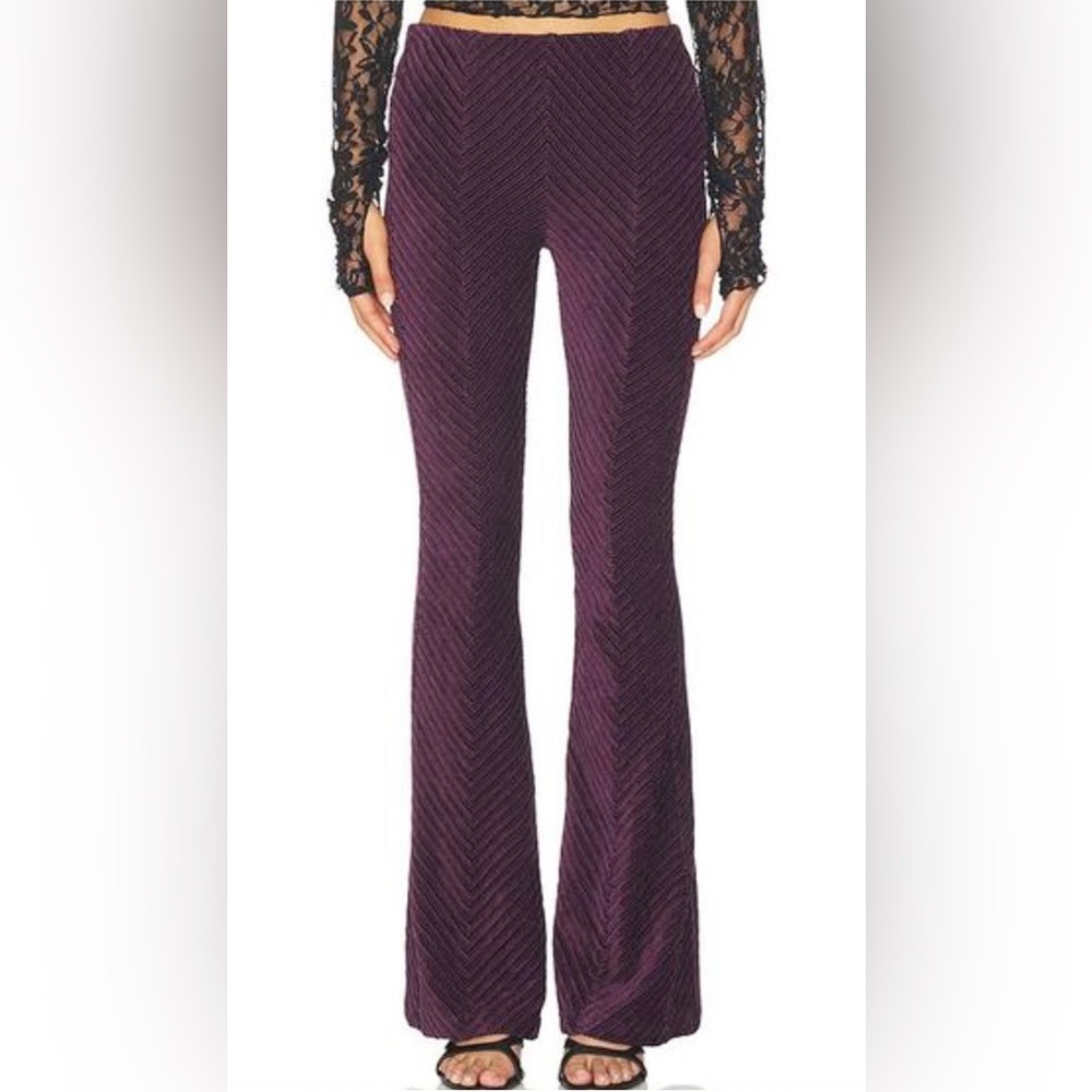 Free People Purple Boot Cut Pants